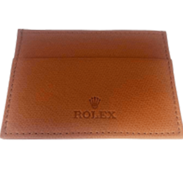 Rolex Leather Card Holder