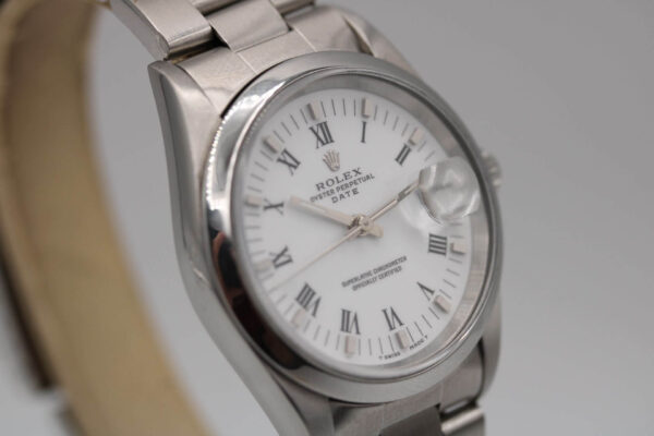 Oyster Perpetual Date 15200 1996 Angled View