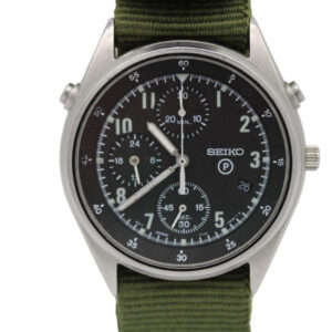 British Military Chronograph Gen 2 7T27‑7A20 – 38mm – RAF Style – Green Strap